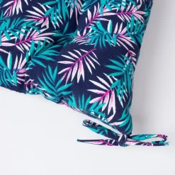 Outlet Home4you Tuolin pehmuste SUMMER 40x40 cm, lehtikuosi, sininen