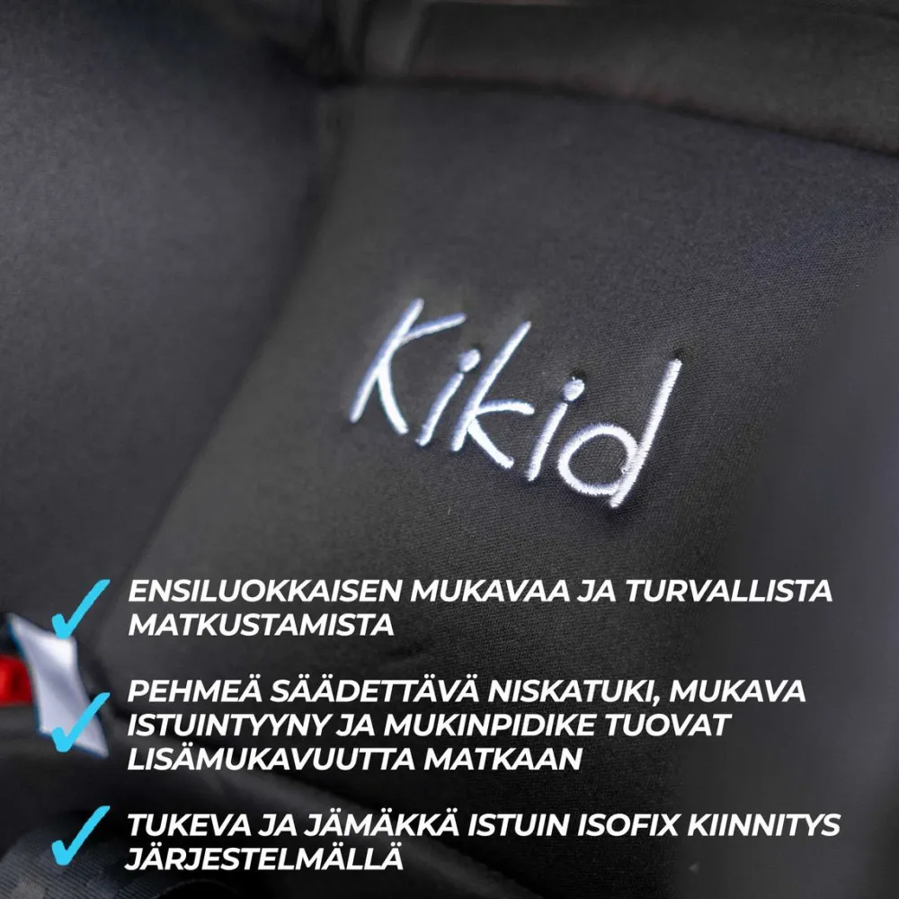 Online Kikid Turvaistuin ISOFIX 9-36 kg Black edition