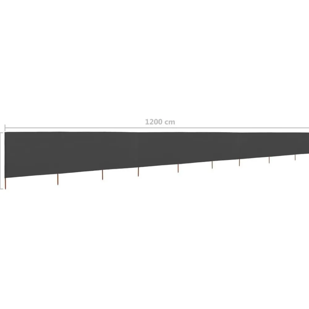 Sale FinePRICE Tuulensuojakangas 9 paneelilla 1200x80 cm hiekan valkoinen