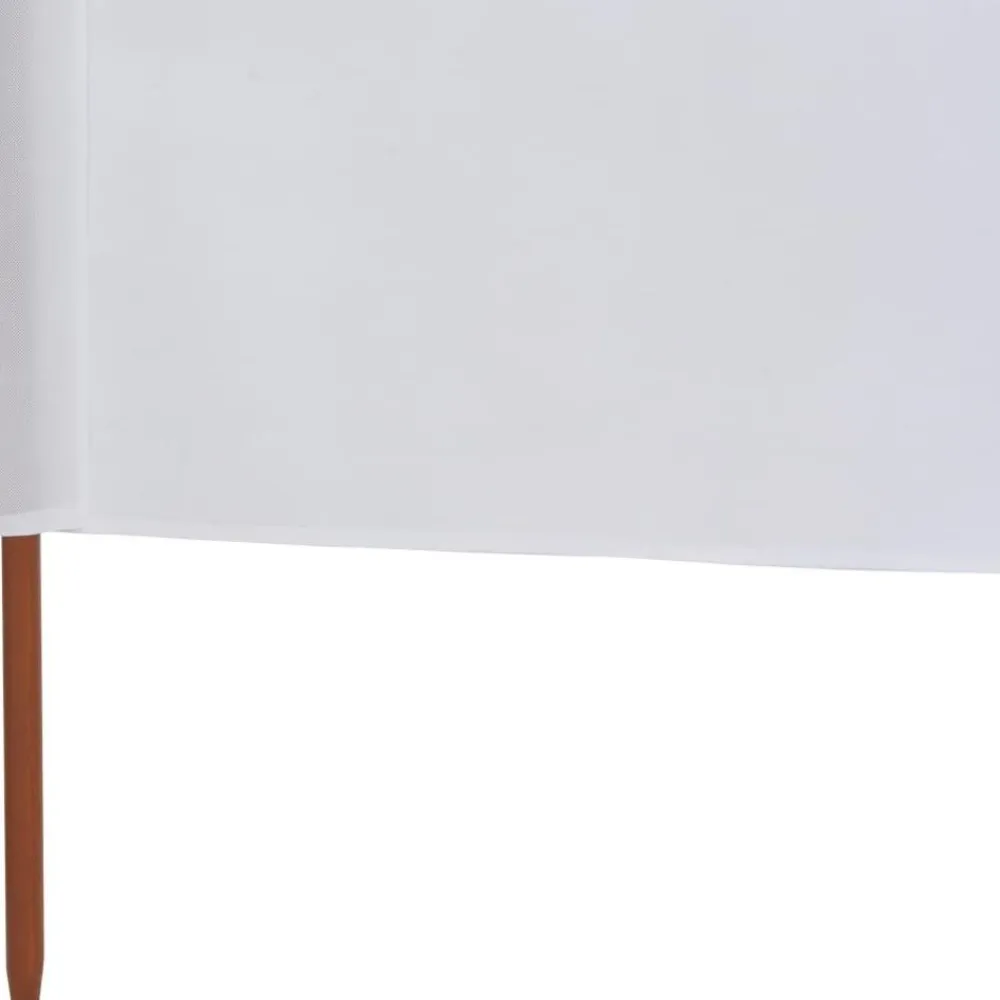 Sale FinePRICE Tuulensuojakangas 9 paneelilla 1200x80 cm hiekan valkoinen