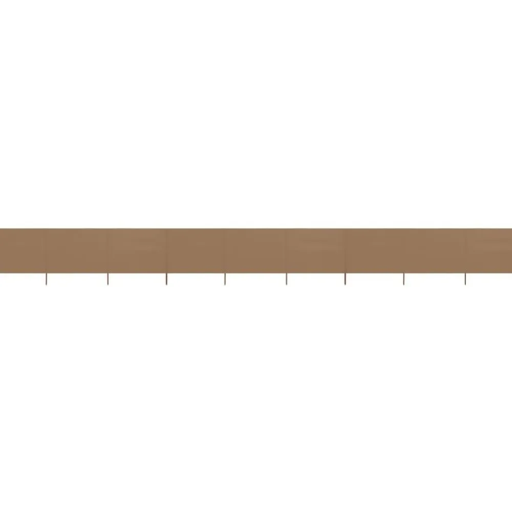 Sale FinePRICE Tuulensuojakangas 9 paneelilla 1200x80 cm hiekan valkoinen
