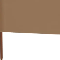 Sale FinePRICE Tuulensuojakangas 9 paneelilla 1200x80 cm hiekan valkoinen