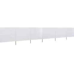 Hot FinePRICE Tuulensuojakangas 6 paneelilla 800x80 cm musta