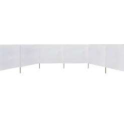 Hot FinePRICE Tuulensuojakangas 6 paneelilla 800x80 cm musta