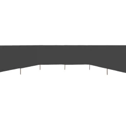 Hot FinePRICE Tuulensuojakangas 6 paneelilla 800x80 cm musta