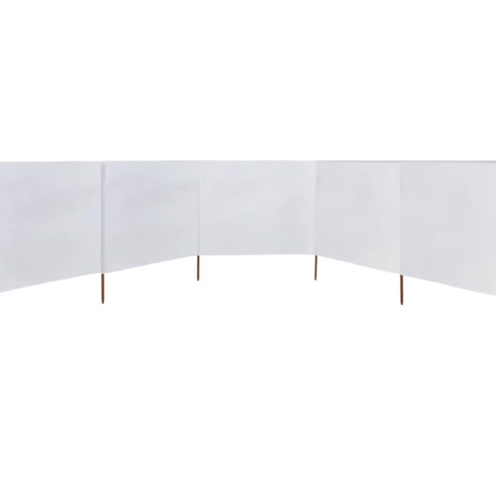 Outlet FinePRICE Tuulensuojakangas 5 paneelilla 600x80 cm taivaansininen