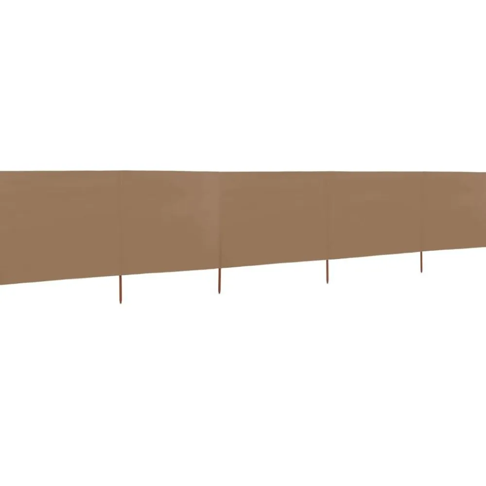 Outlet FinePRICE Tuulensuojakangas 5 paneelilla 600x80 cm taivaansininen