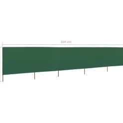 Outlet FinePRICE Tuulensuojakangas 5 paneelilla 600x80 cm taivaansininen