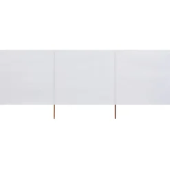 Discount FinePRICE Tuulensuojakangas 3 paneelilla 400x80 cm taivaansininen
