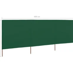 Discount FinePRICE Tuulensuojakangas 3 paneelilla 400x80 cm taivaansininen