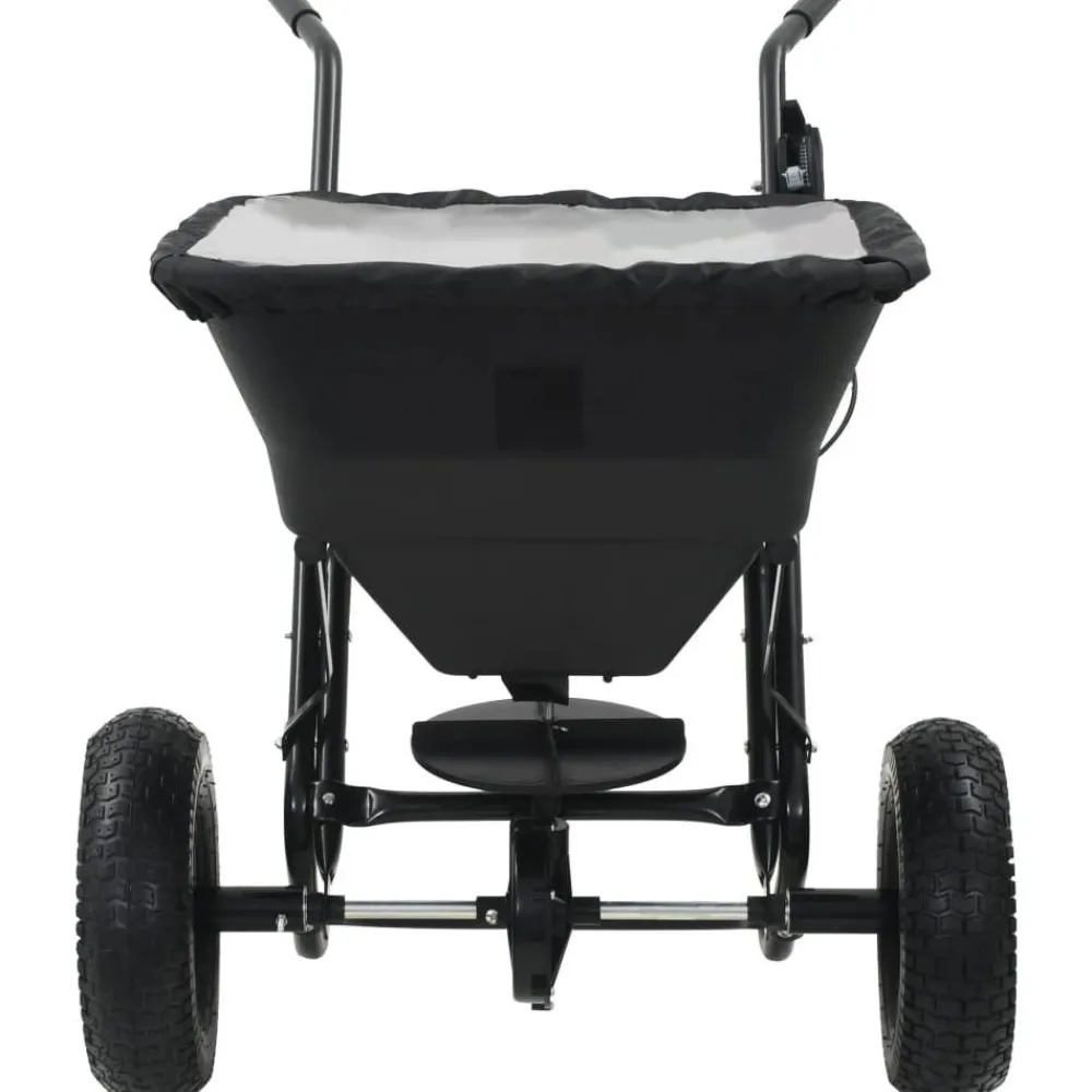 Clearance FinePRICE Työnnettävä suolan levitin pvc ja teräs 106x73x76 cm 45 l