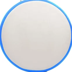 FinePRICE Täytettävä voimistelumatto pumpulla 100x100x20cm PVC sininen