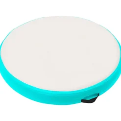 Online FinePRICE Täytettävä voimistelumatto pumpulla 100x100x20 cm PVC vihreä