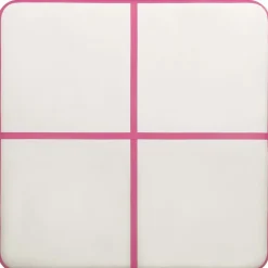 Clearance FinePRICE Täytettävä voimistelumatto pumpulla 200x200x10 cm PVC pinkki