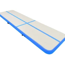 Online FinePRICE Täytettävä voimistelumatto pumpulla 800x100x20cm PVC sininen
