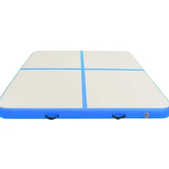 Online FinePRICE Täytettävä voimistelumatto pumpulla 200x200x10cm PVC sininen