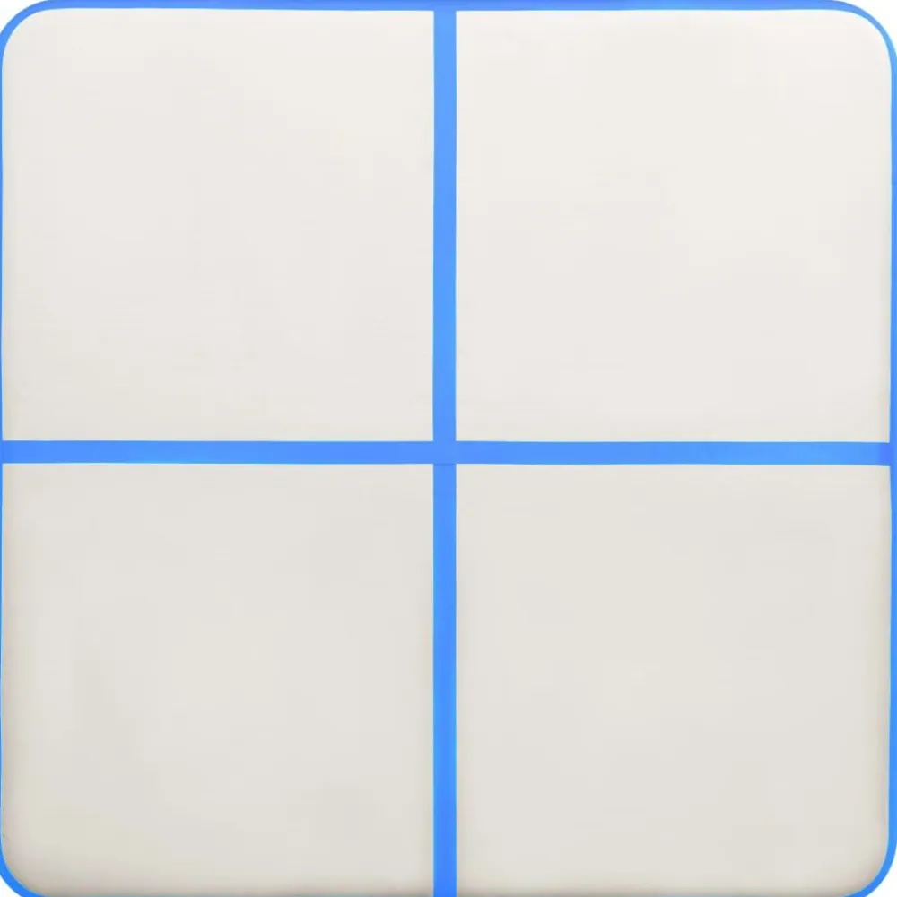 Online FinePRICE Täytettävä voimistelumatto pumpulla 200x200x10cm PVC sininen
