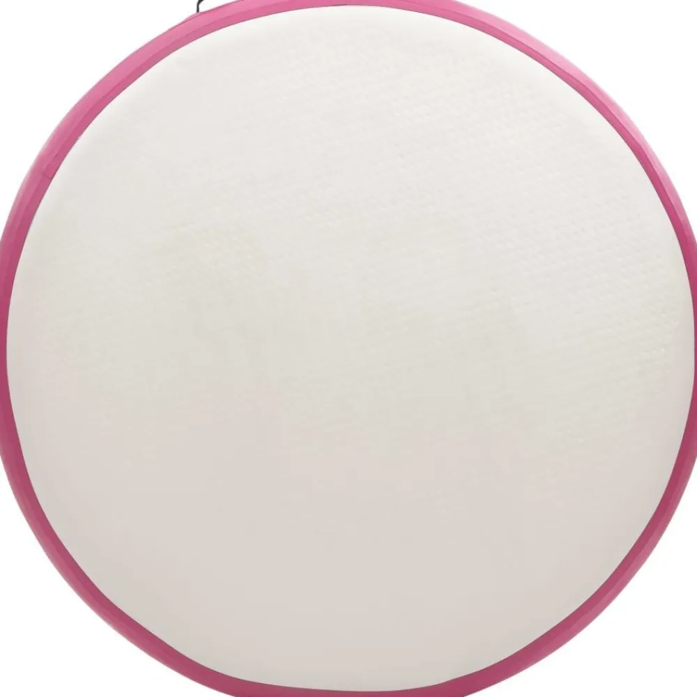 Discount FinePRICE Täytettävä voimistelumatto pumpulla 100x100x15 cm PVC pinkki