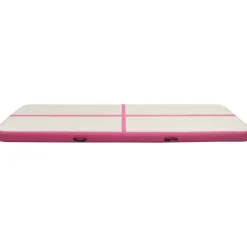 Sale FinePRICE Täytettävä voimistelumatto pumpulla 300x100x20 cm PVC pinkki