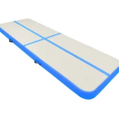 Online FinePRICE Täytettävä voimistelumatto pumpulla 300x100x20cm PVC sininen