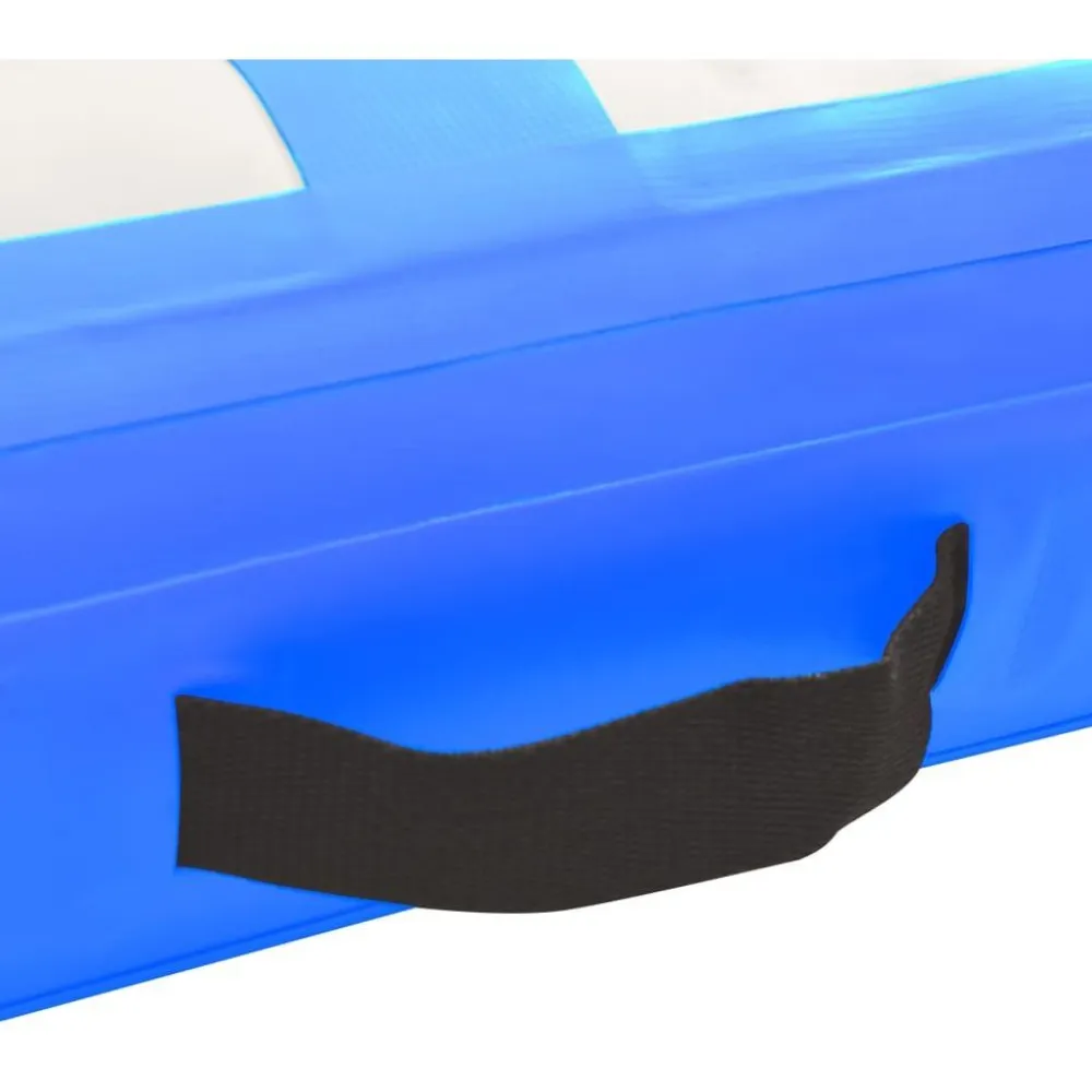 Outlet FinePRICE Täytettävä voimistelumatto pumpulla 500x100x15cm PVC sininen