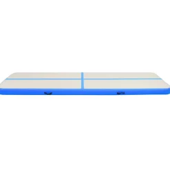 Best FinePRICE Täytettävä voimistelumatto pumpulla 700x100x15cm PVC sininen