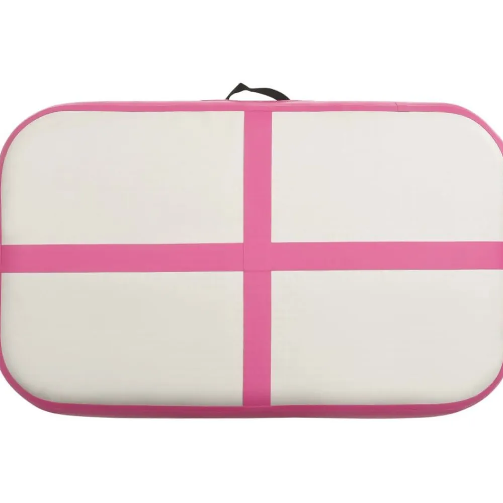 Sale FinePRICE Täytettävä voimistelumatto pumpulla 60x100x10 cm PVC pinkki