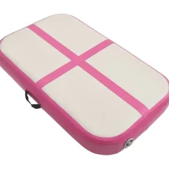 Sale FinePRICE Täytettävä voimistelumatto pumpulla 60x100x10 cm PVC pinkki