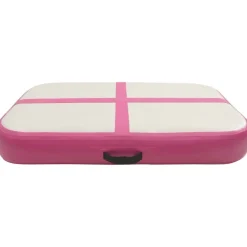 Clearance FinePRICE Täytettävä voimistelumatto pumpulla 60x100x20 cm PVC pinkki