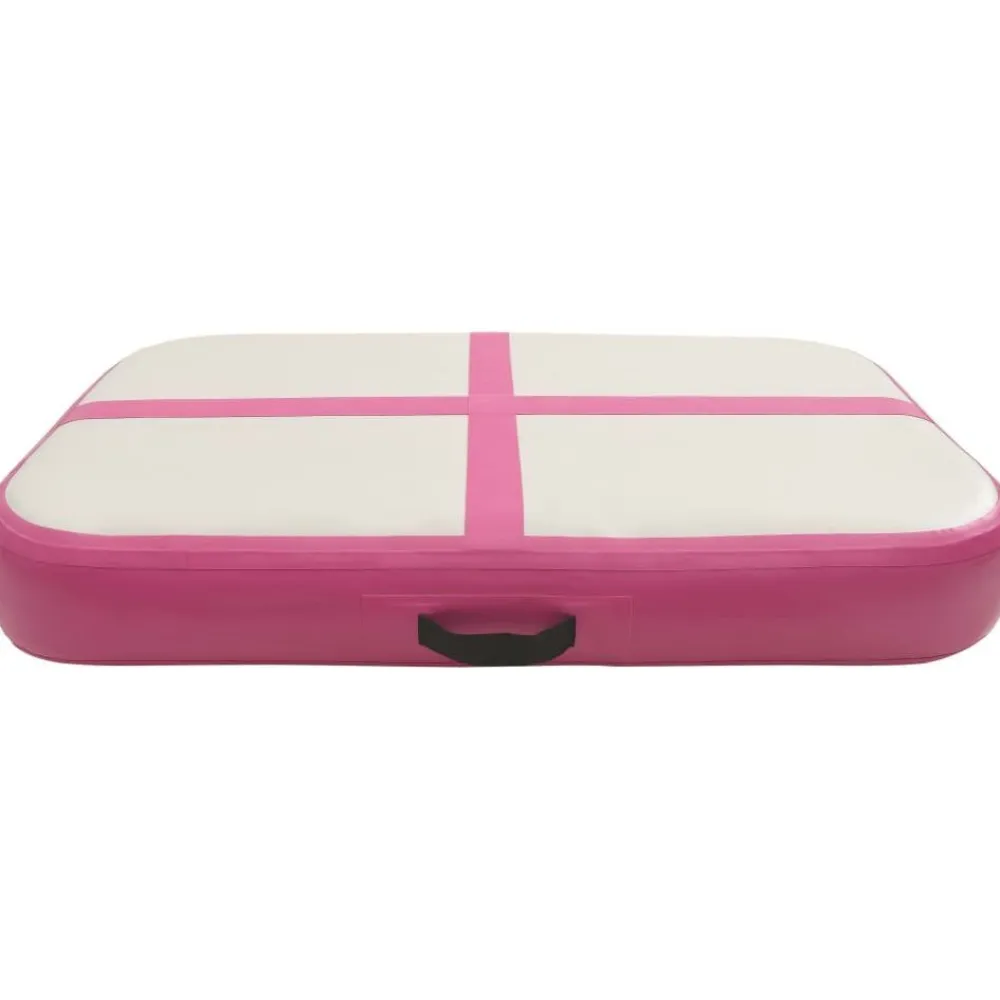 Clearance FinePRICE Täytettävä voimistelumatto pumpulla 60x100x20 cm PVC pinkki