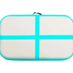 Discount FinePRICE Täytettävä voimistelumatto pumpulla 60x100x20 cm PVC vihreä