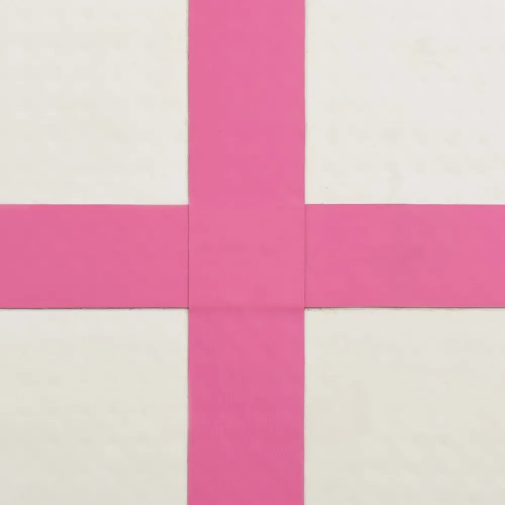 Online FinePRICE Täytettävä voimistelumatto pumpulla 500x100x20 cm PVC pinkki