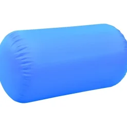 Best FinePRICE Täytettävä voimistelurulla pumpulla 120x90 cm PVC sininen