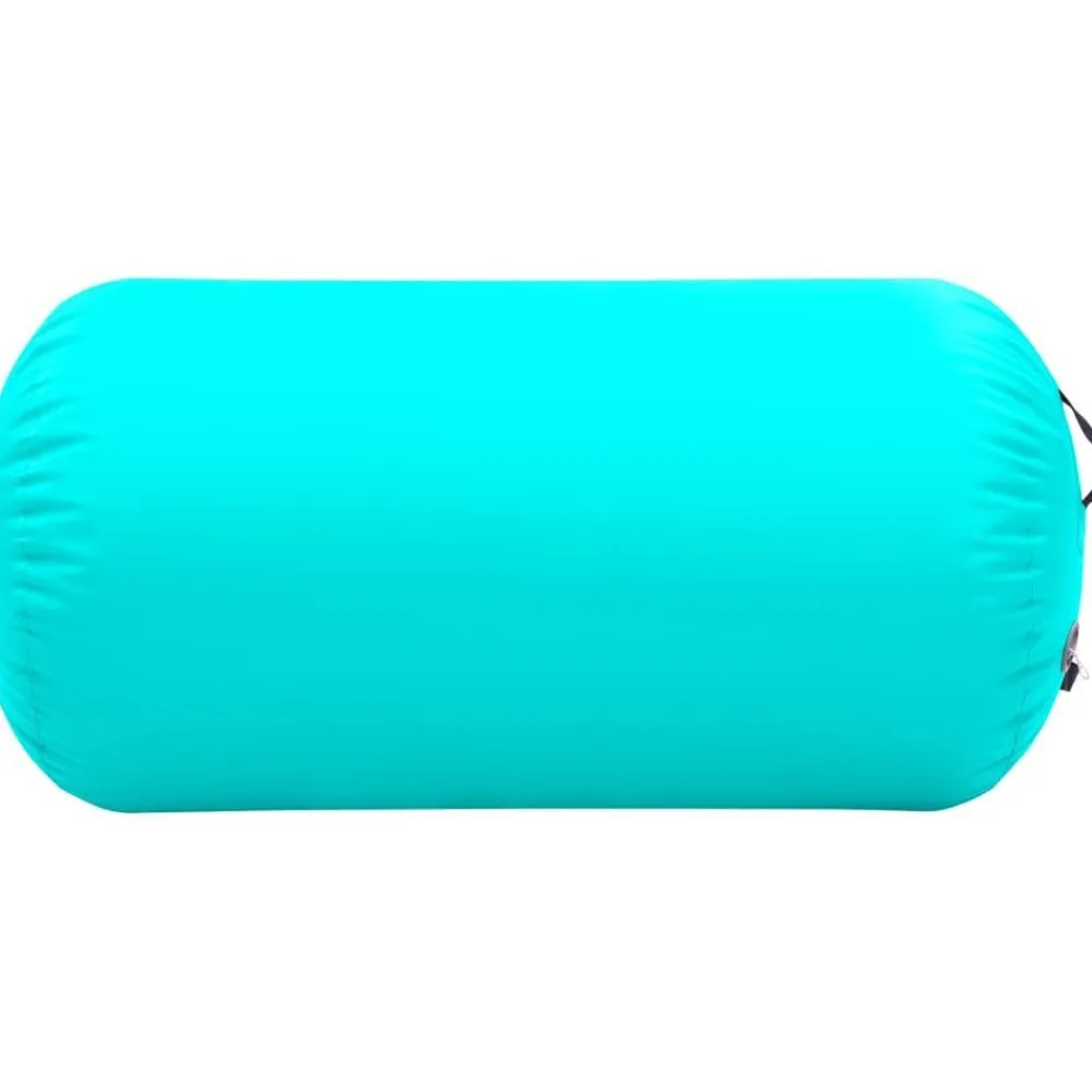 Best FinePRICE Täytettävä voimistelurulla pumpulla 120x90 cm PVC vihreä