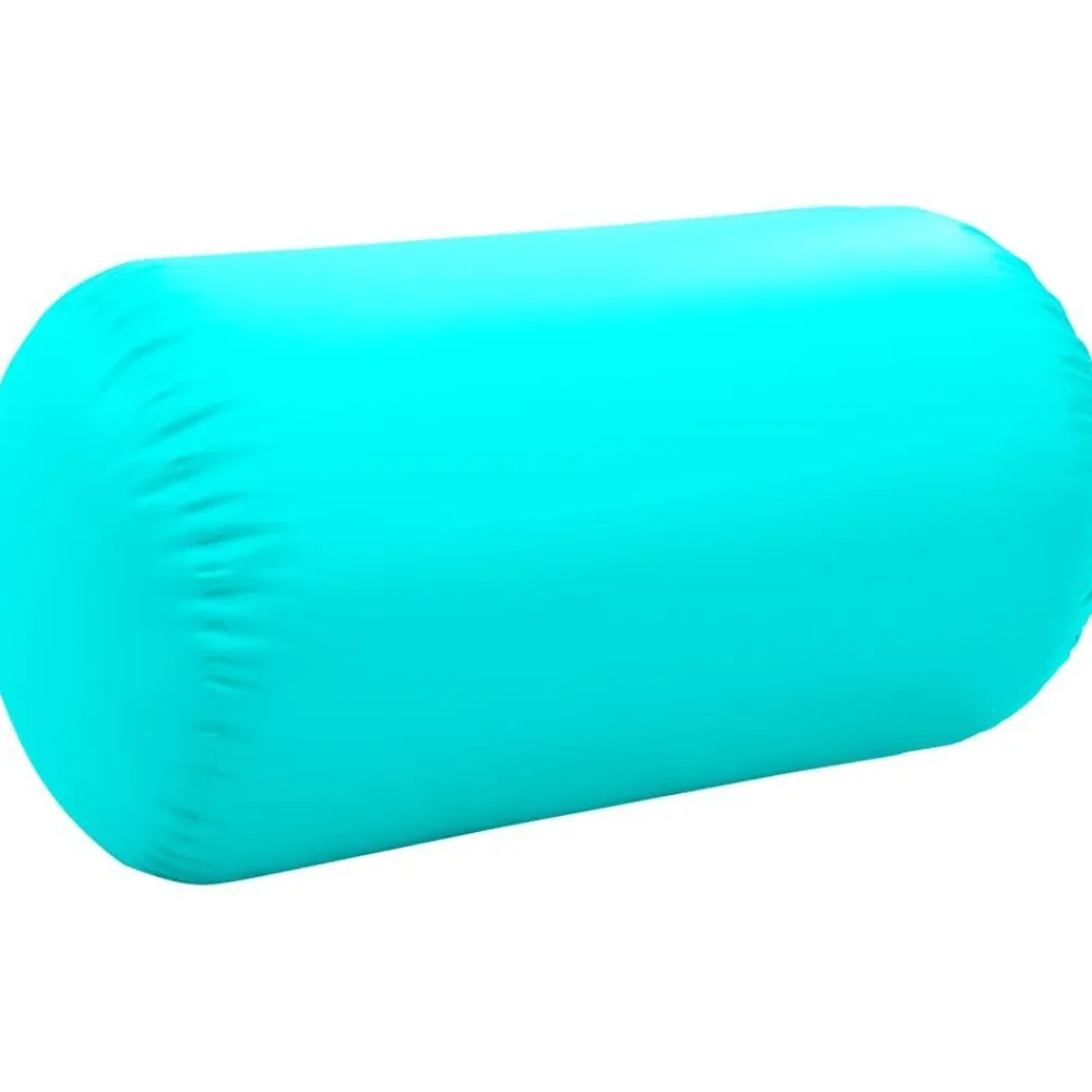 Best FinePRICE Täytettävä voimistelurulla pumpulla 120x90 cm PVC vihreä