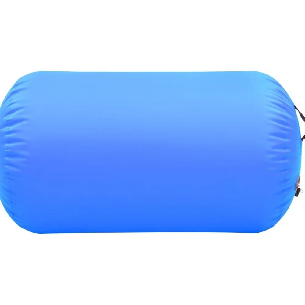 Clearance FinePRICE Täytettävä voimistelurulla pumpulla 100x60 cm PVC sininen