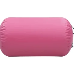 Clearance FinePRICE Täytettävä voimistelurulla pumpulla 100x60 cm PVC pinkki