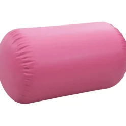 Clearance FinePRICE Täytettävä voimistelurulla pumpulla 100x60 cm PVC pinkki