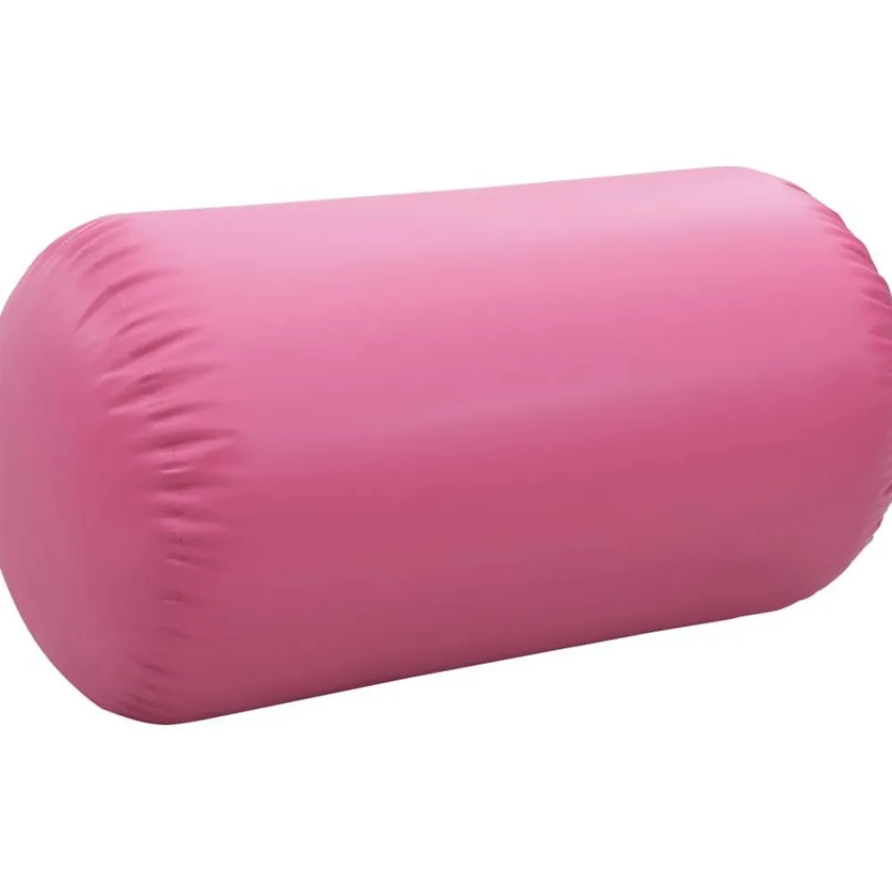 Discount FinePRICE Täytettävä voimistelurulla pumpulla 120x75 cm PVC pinkki