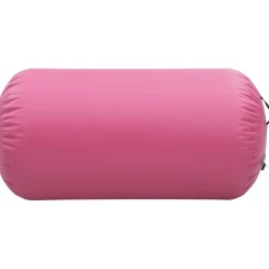 Discount FinePRICE Täytettävä voimistelurulla pumpulla 120x75 cm PVC pinkki