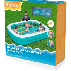 Best Bestway Uima-allas 3D Undersea Adventure, 2.62m x 1.75m x 51cm