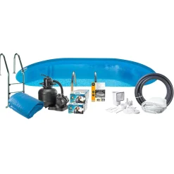 Clearance Swim & Fun Uima-allaspaketti Basic InGround 150 600 x 320 cm upotettava