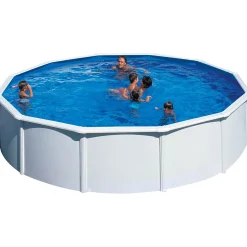 Hot Swim & Fun Uima-allaspaketti 120 pyöreä Ø550 cm valkoinen