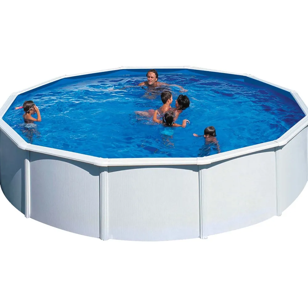 Hot Swim & Fun Uima-allaspaketti 120 pyöreä Ø550 cm valkoinen