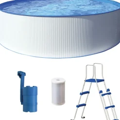 Hot Swim & Fun Uima-allas pumpulla Kreta Ø350x90 cm