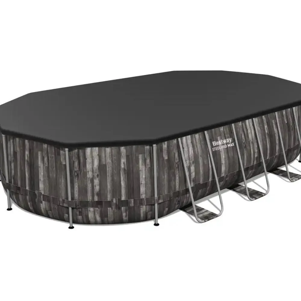 Clearance Bestway Uima-allassetti Steel Pro MAX, 610x366x122cm, ovaali