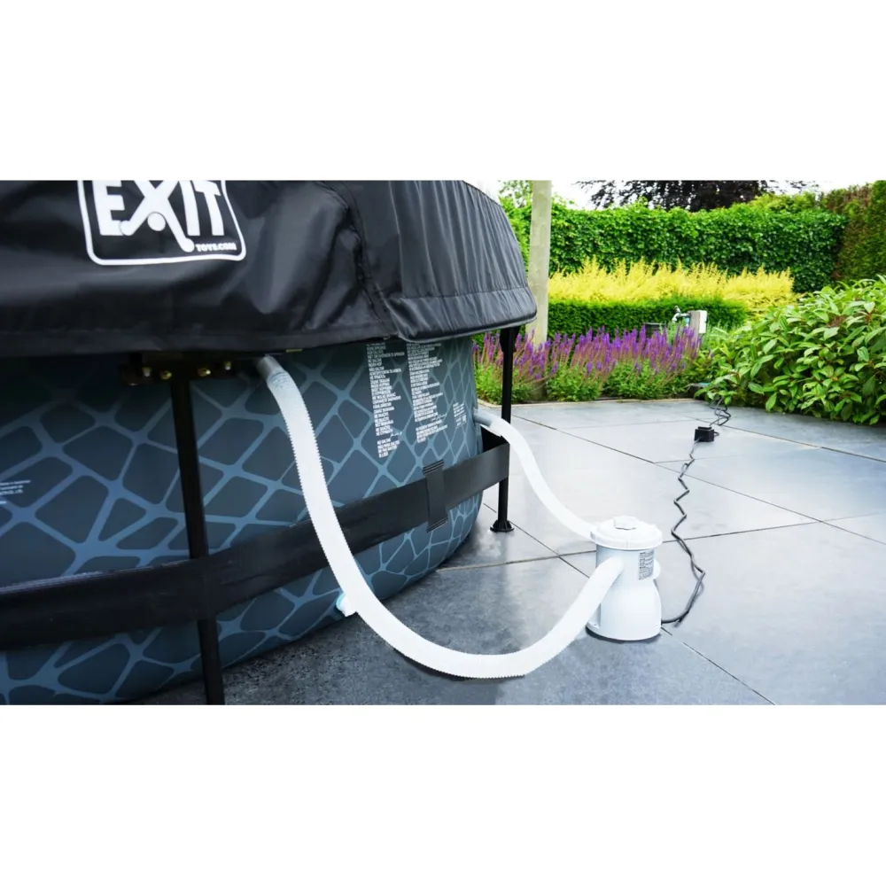 New Exit Uima-allassetti Stone Grey ø244cm 12V harmaa sis. kupu
