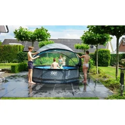 New Exit Uima-allassetti Stone Grey ø244cm 12V harmaa sis. kupu