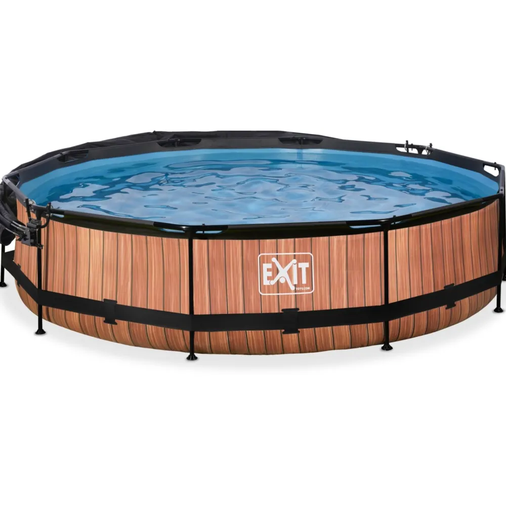 Sale Exit Uima-allassetti Timber ø244cm 12V puukuvio sis. katos