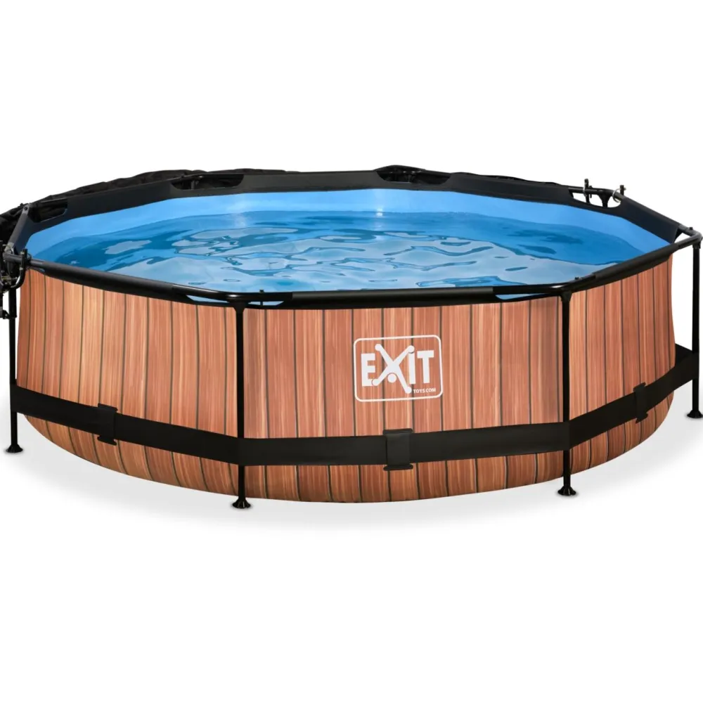 Sale Exit Uima-allassetti Timber ø244cm 12V puukuvio sis. katos